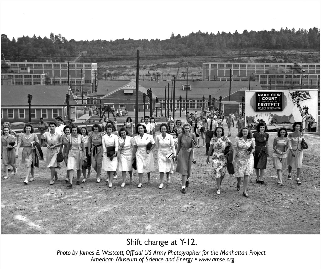 Y12 Shift Change Archival photo by Ed Westcott Oak Ridge… Flickr