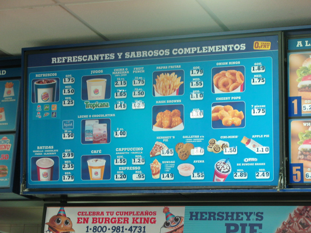 Burger King Menu, Puerto Rico Jason Perlow Flickr