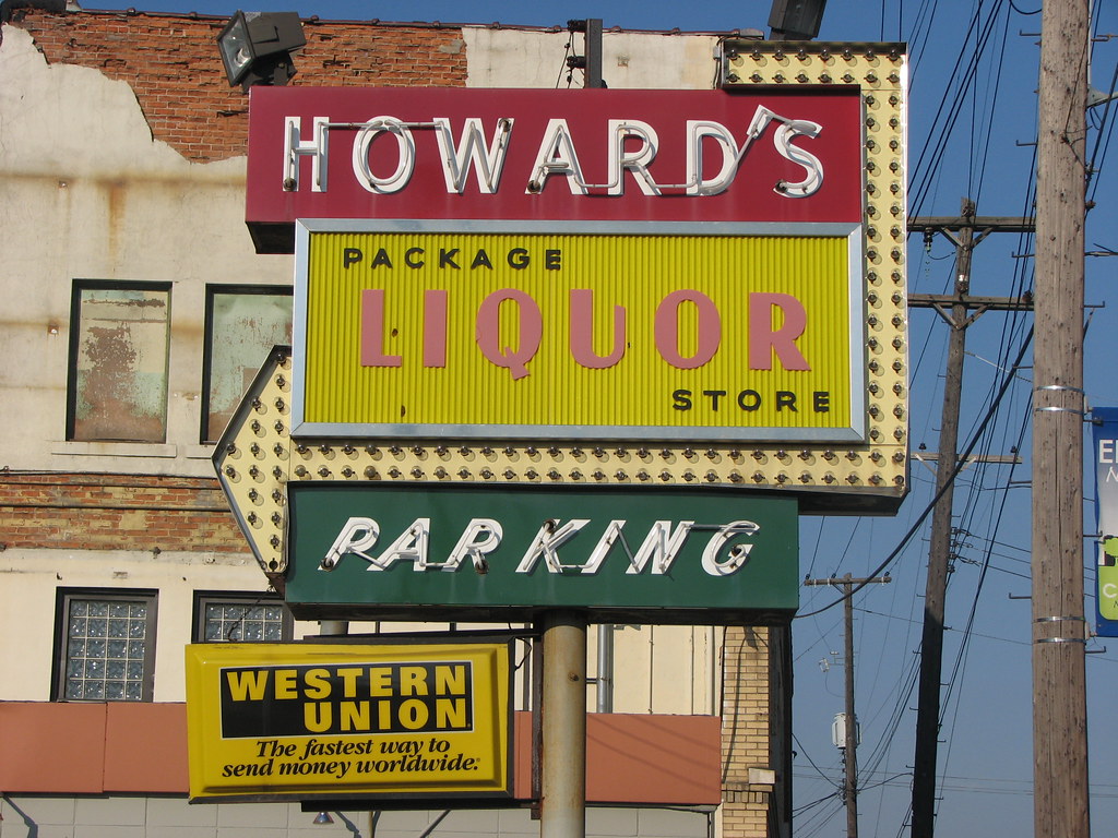 Kalamazoo, Michigan Howard's Package Liquor Store Sign Flickr