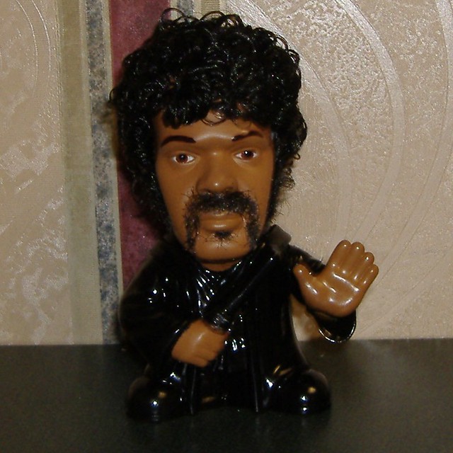 Bad M.F. Samuel L. Jackson Star wars figure turned Pulp Fi… Flickr