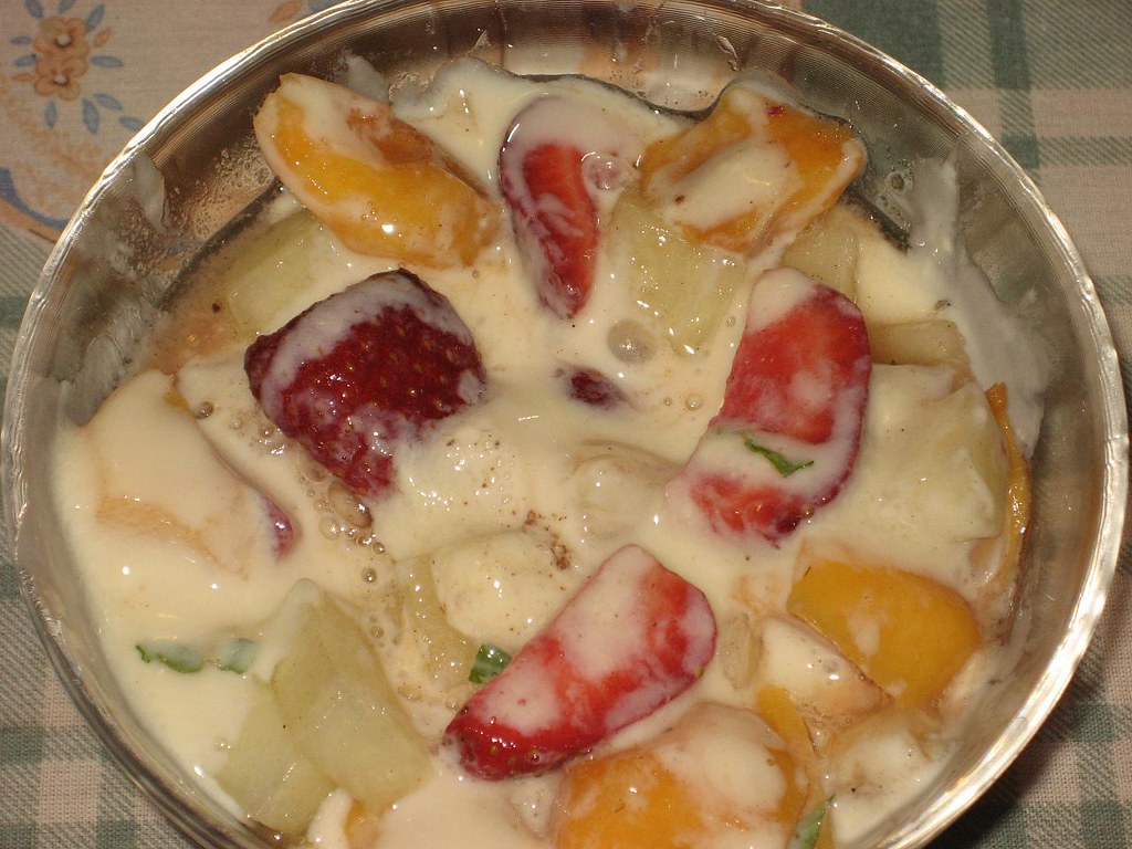 MACEDONIA CON YOGURT Esta macedonia lleva melón, fresas, m… Flickr