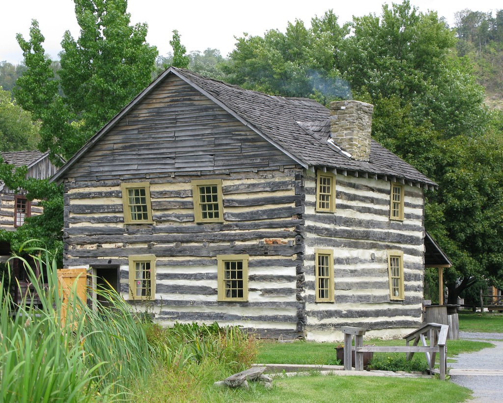 Bedford Log Cabin Old Bedford Village, Bedford PA Jeff Flickr