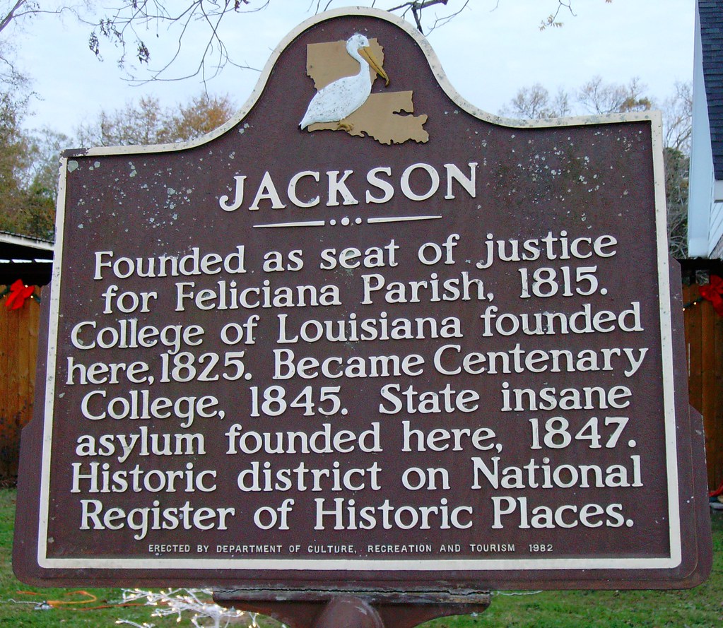 Jackson Marker (Jackson, Louisiana) Located in Downtown Ja… Flickr