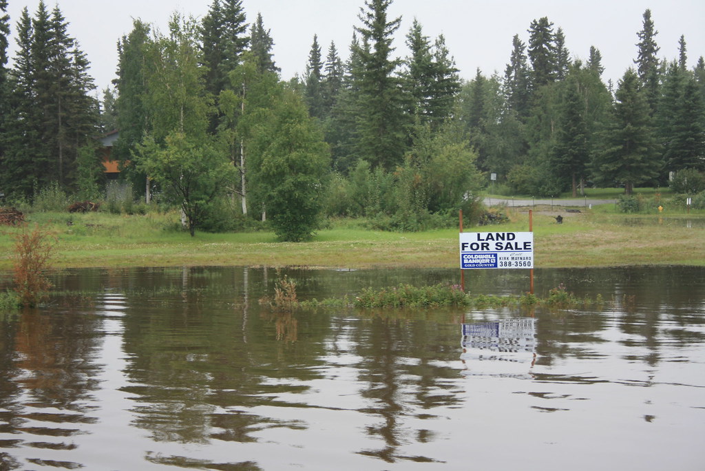 Land for Sale The Chena River was in flood stage, first ti… Flickr