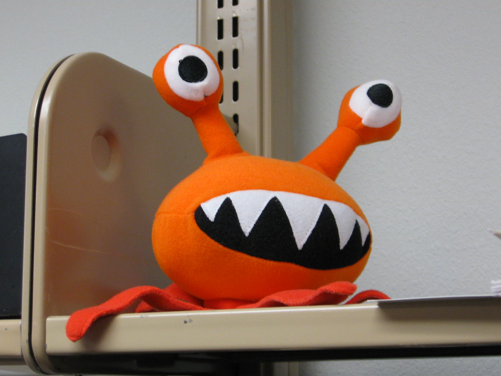 IKEA monster A stuffed animal from IKEA I bought a few yea… Flickr