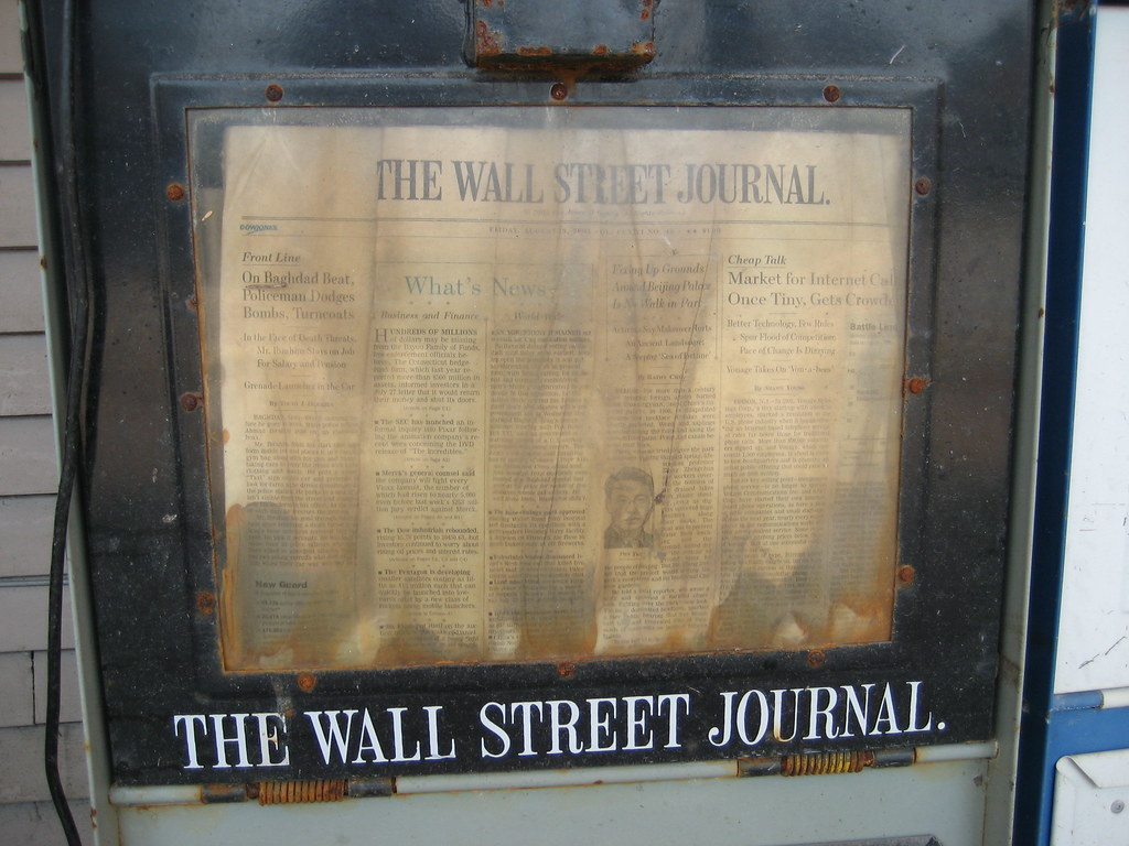 Wall Street Journal. August 2005 Forever PreKatrina Wall … Flickr
