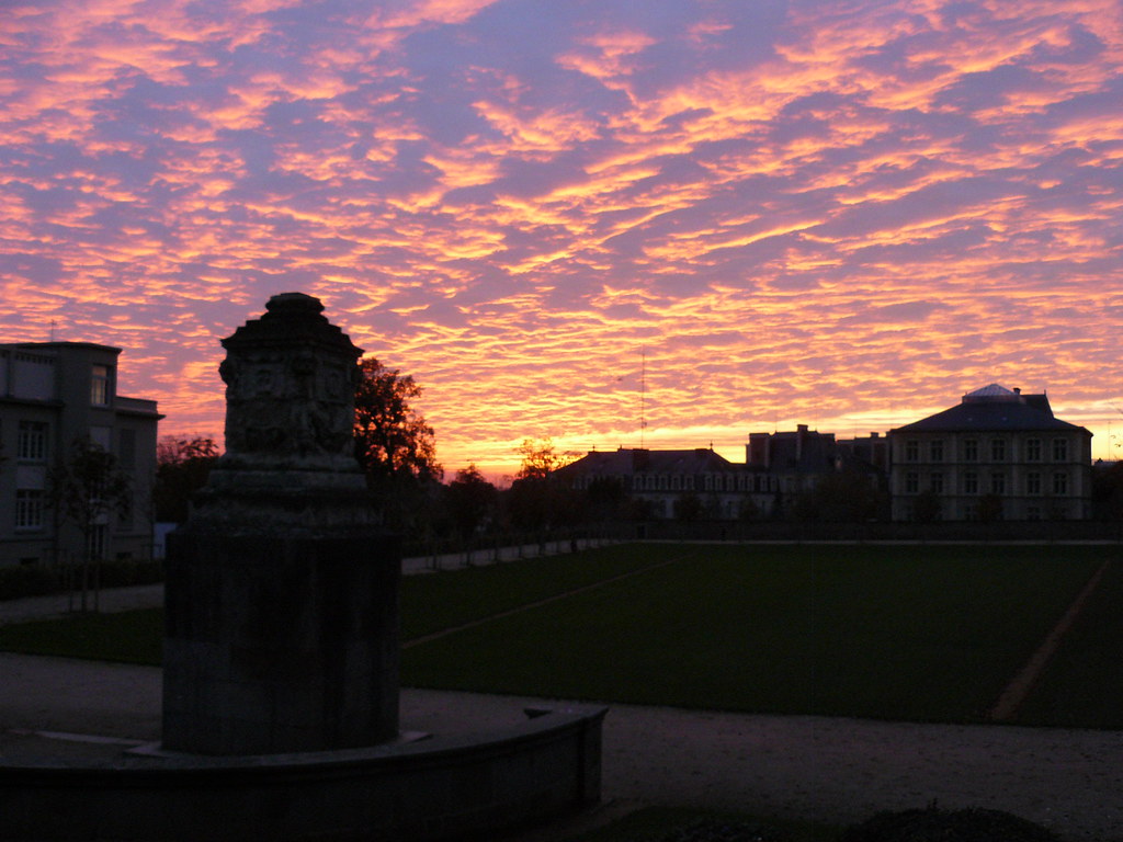 Coucher de soleil Parc du Thabor à Rennes (7) Titem Flickr