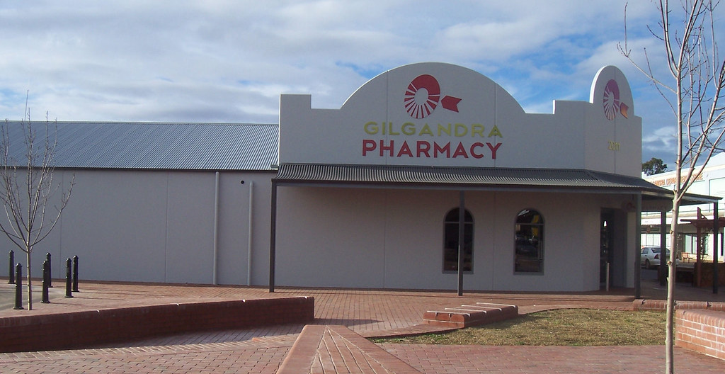 Chemist shop Gilgandra, NSW. notice the windmill logo Jen Wood Flickr