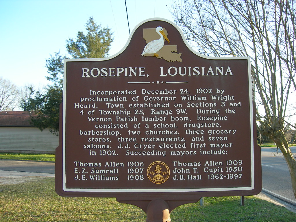 Rosepine Historic Marker Jimmy Emerson, DVM Flickr