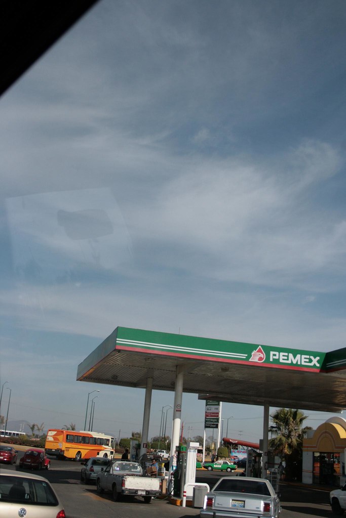 Pemex gas station Pemex gas station, you won't see any oth… Flickr