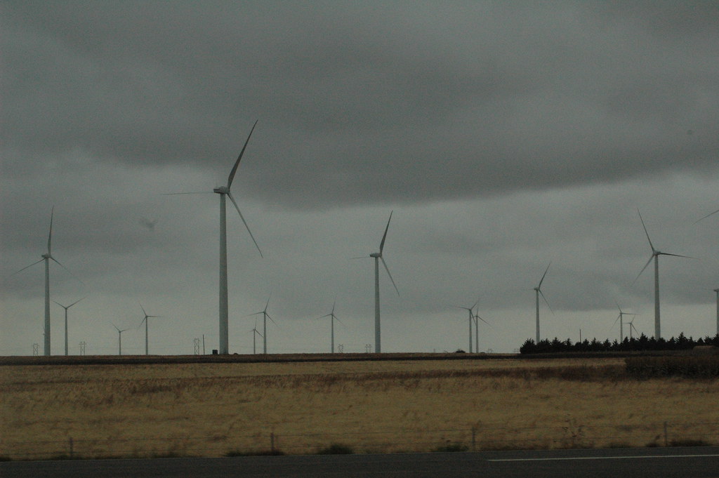 Massive wind farm in the Smoky Hills of Kansas Massive win… Flickr