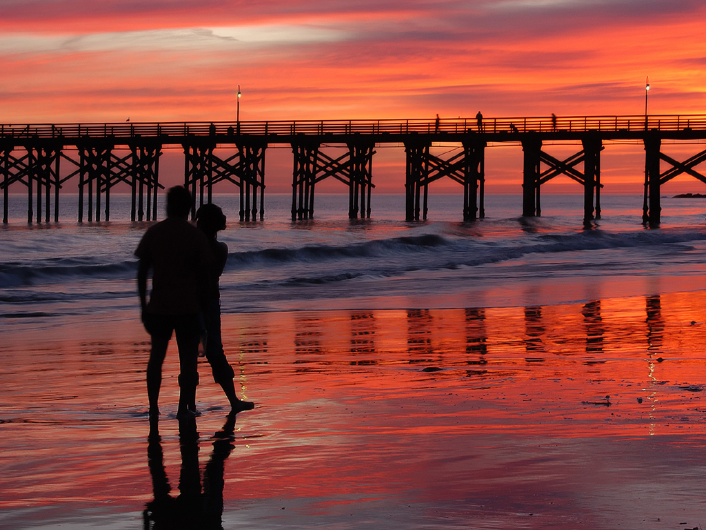 Tranquility California Pier Damian Gadal Flickr
