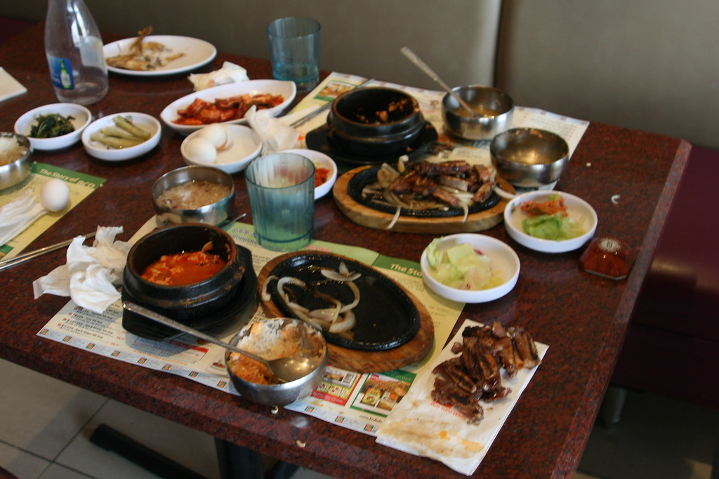 BCD Korean BBQ leftovers Leftover spicy beef tofu soup and… Flickr