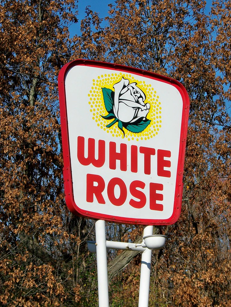 An intact White Rose sign! a photo on Flickriver