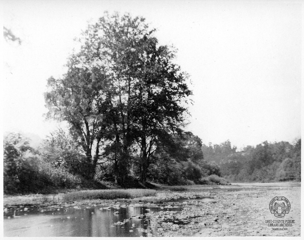 Art Work of Wheeling Scene on Big Wheeling Creek Image … Flickr