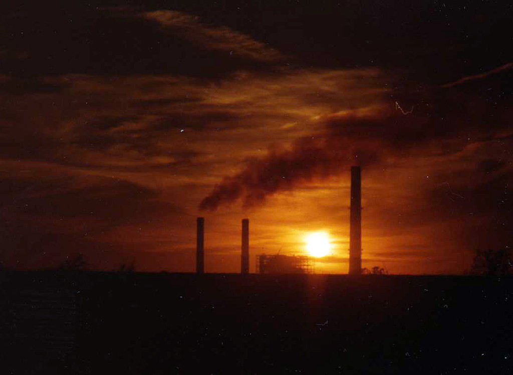 Sunset Thomas Hill Power Plant 1980 1980 Thomas Hill Misso… Flickr