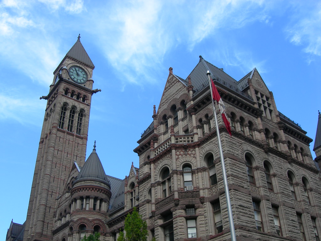 Old Toronto City Hall & Court House Toronto, Ontario Histo… Flickr