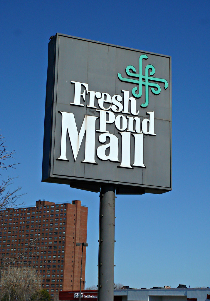 Fresh Pond Mall sign Fresh Pond Mall isn't a mall in the c… Flickr