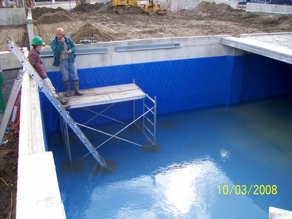 Innisfil Community Church Pool Liner installed for indoor … Flickr