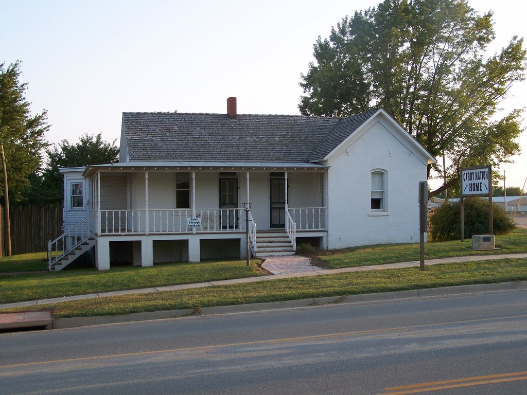 Carry Nation Home Medicine Lodge KS nrhp Carrie A. Natio… Flickr