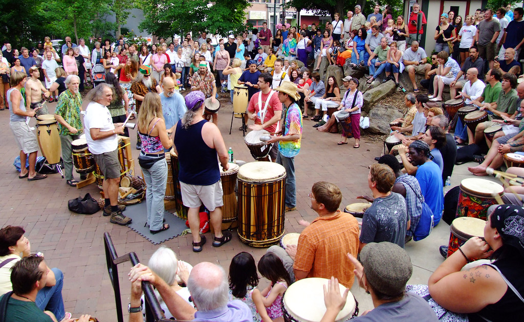 drum circle asheville, nc lance apple Flickr