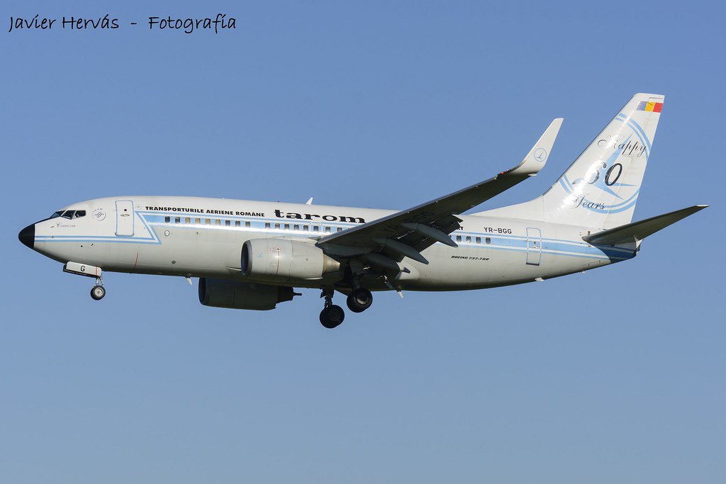 YRBGG Tarom. Boeing 737700. Bucuresti > Barcelona. Landi… Flickr