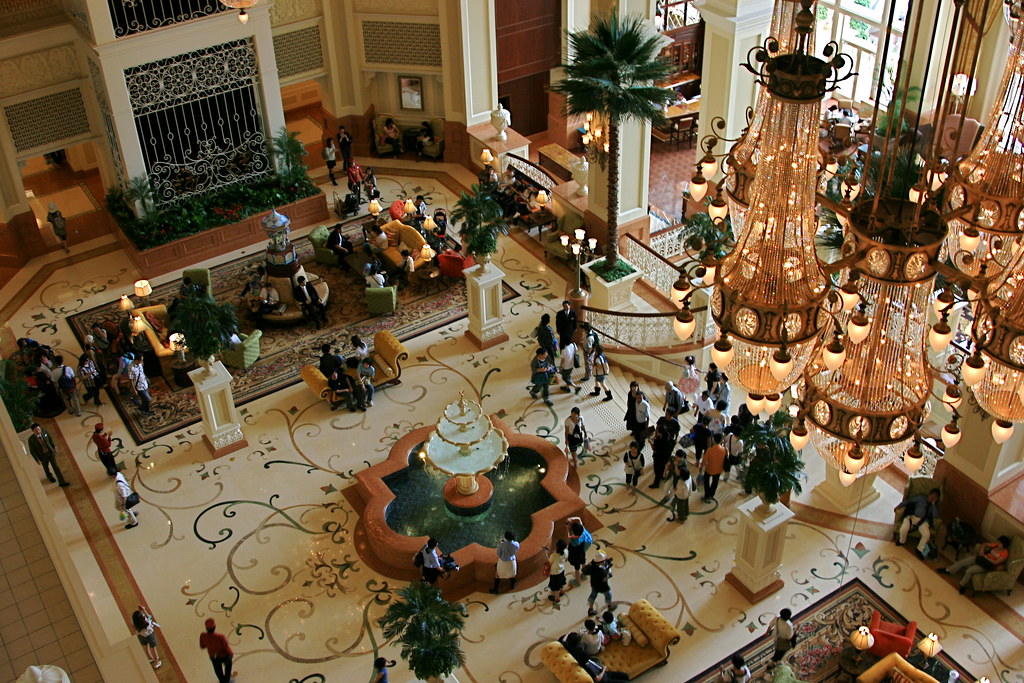 New Level of Disney Luxury Tokyo Disneyland Hotel Lobby … Flickr