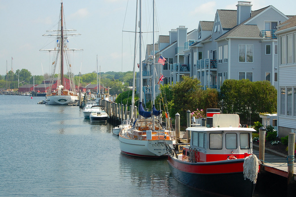 boats and condos Mystic Seaport, Mystic, Connecticut pamelad85 Flickr