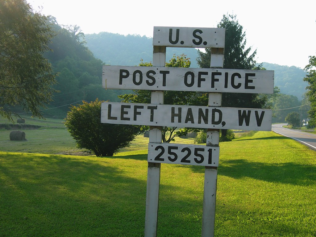 Left Hand WV Post Office Sign a photo on Flickriver