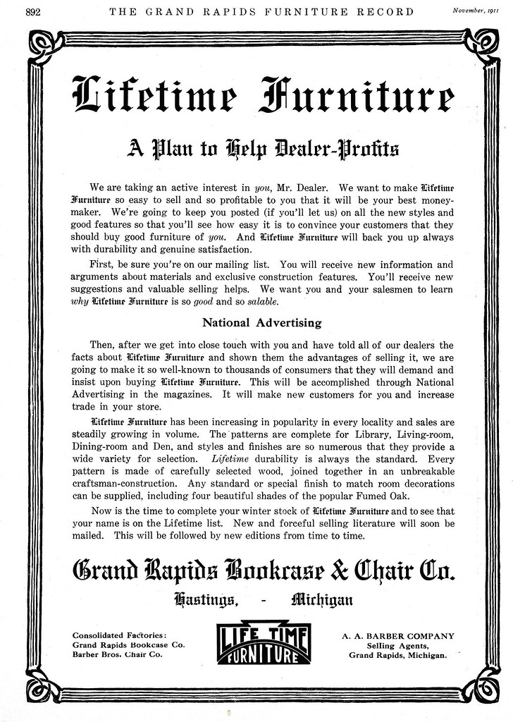 Grand Rapids Furniture Record 1911 Grand Rapids Bookcase… Flickr