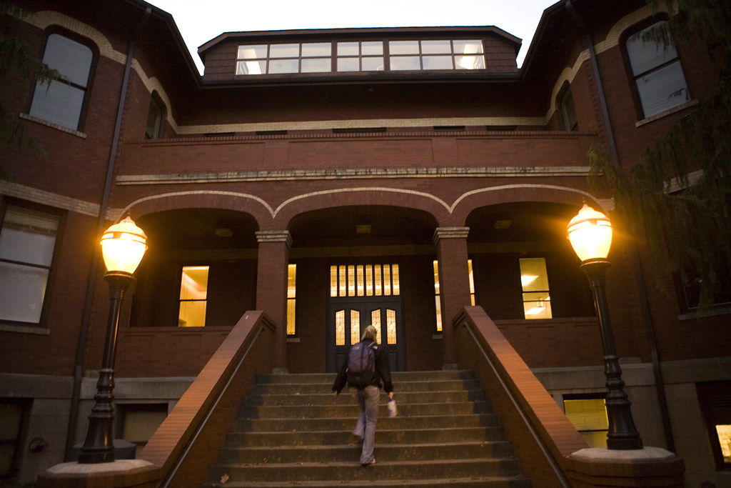 Peterson Hall Peterson Hall at dusk. Photo by Luke Rutan Seattle