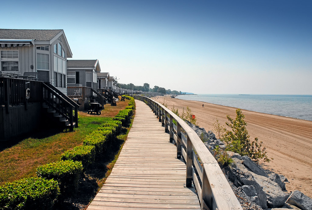 Wyldewood Beach A view of Lakefront properties on Wyldewoo