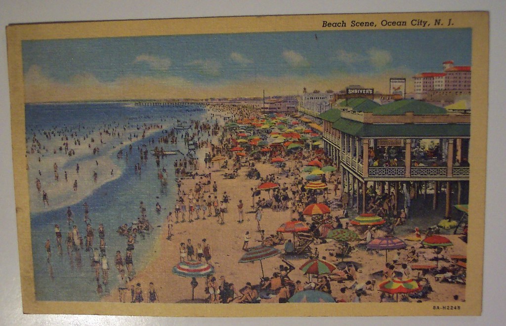 Vintage Postcard, Ocean City, New Jersey May 10 1938 Dave Flickr