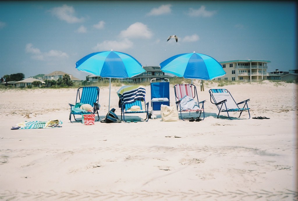 Beach Chairs Tybee Island, GA Rhonda Stansberry Flickr