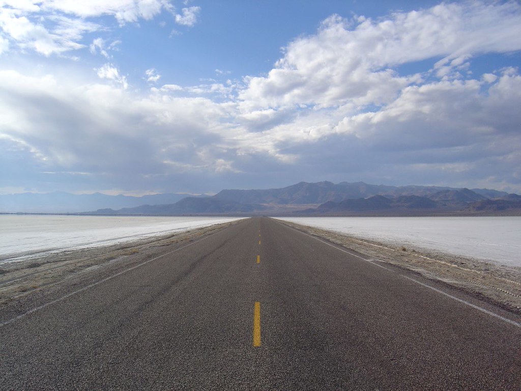 Salt Flats Road Bonneville Salt Flats Utah Salt Flats … Flickr