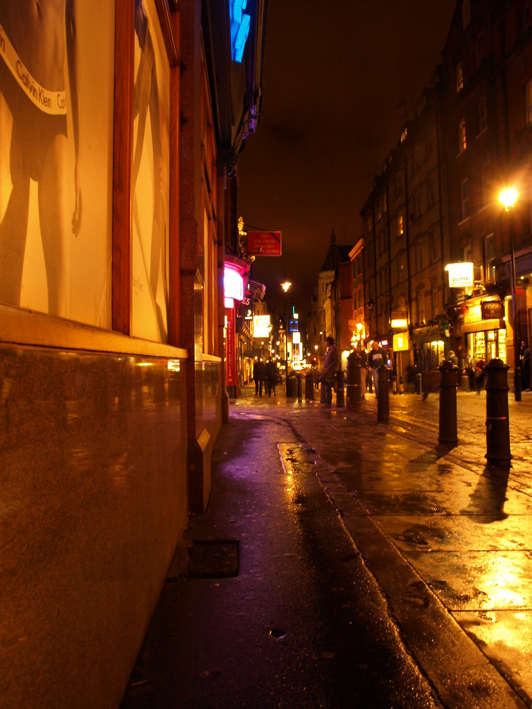 Rainy night in Soho elkame Flickr