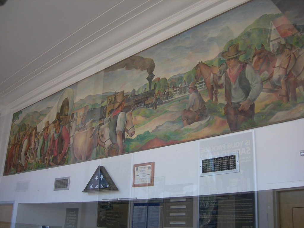 Iron Mountain Michigan Post Office Mural One of 5 New Deal… Flickr