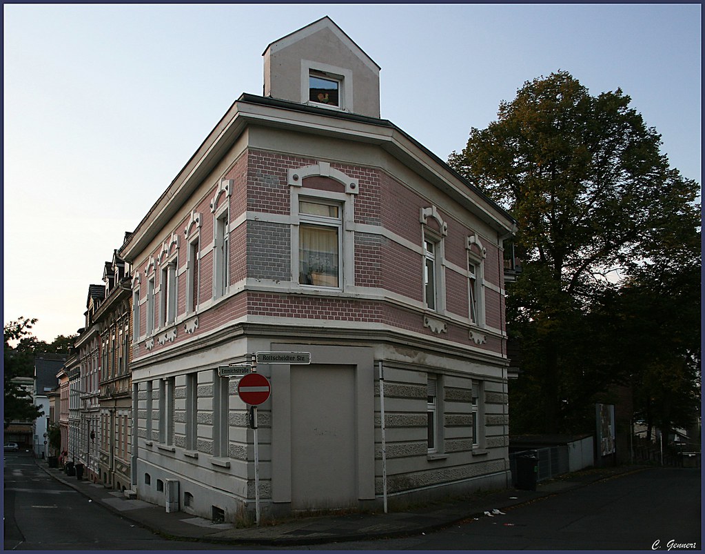 Typical house at the corner in Wuppertal Carsten Flickr