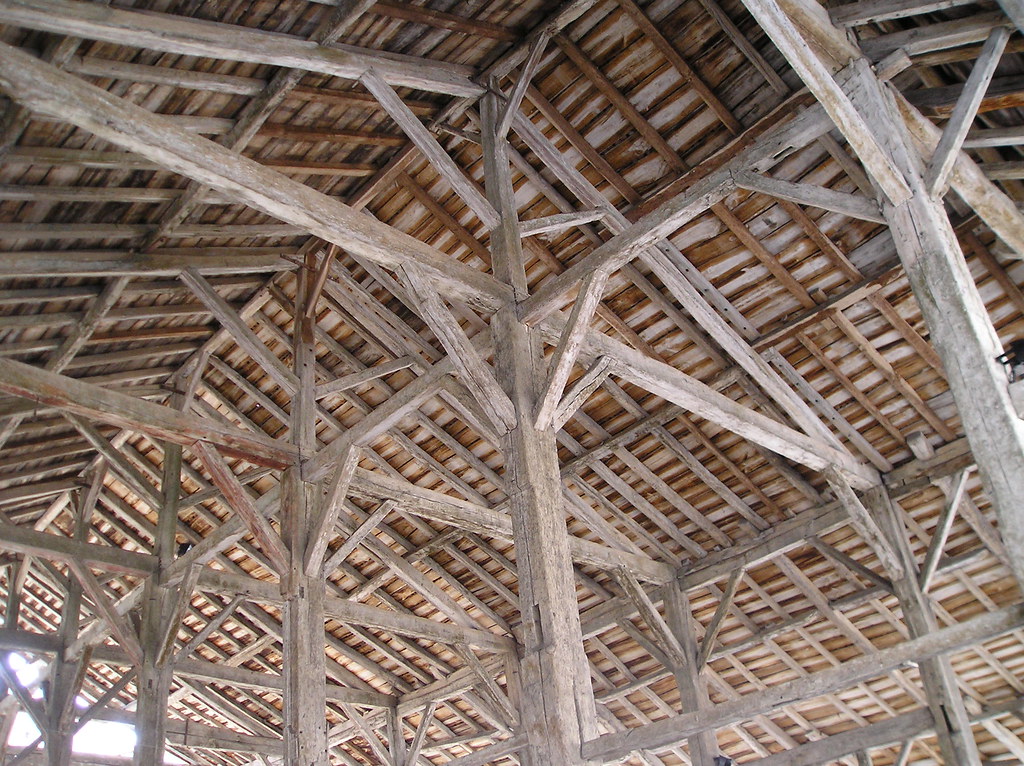 Villebois Lavalette roof of the market place Verity Cridland Flickr