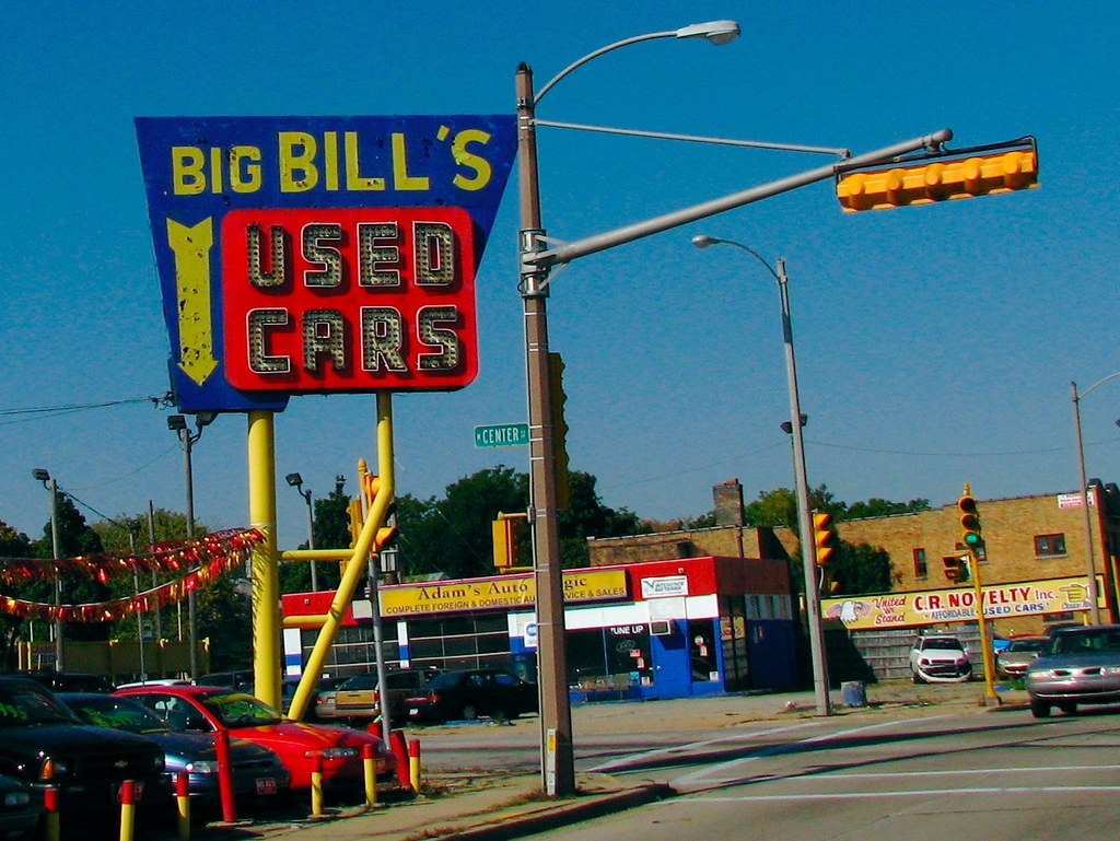 Big Bill's Used Cars Milw00kiee, Wisconsin TBone Sandwich Flickr