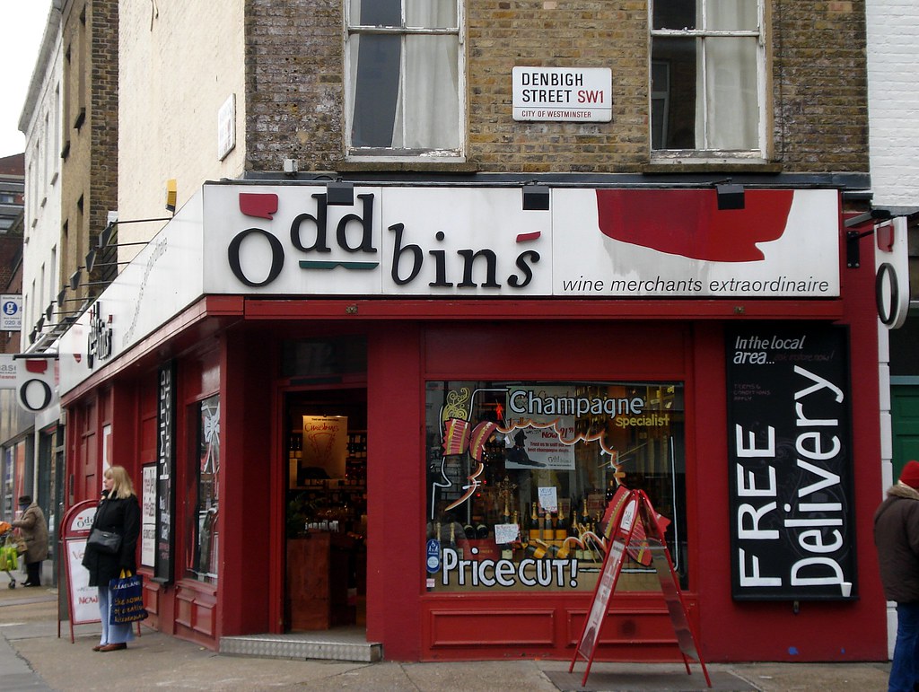 Oddbins, Denbigh Street, London SW1 Oddbins on the Randomn… Flickr