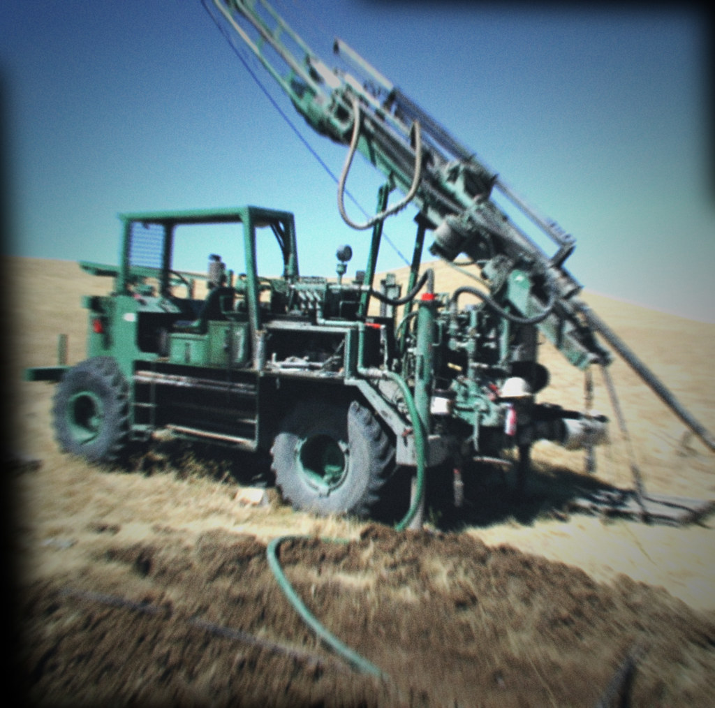 All Terrain Drill Rig ..so 1950s. Hitchster Flickr