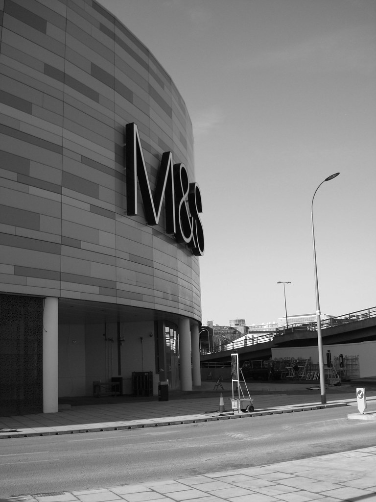 Westfield Shopping Centre M&S sign James Emmans Flickr