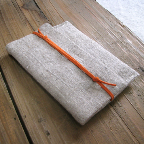 Linen Wallet linen, lined with canvas, with an adjustable … Flickr