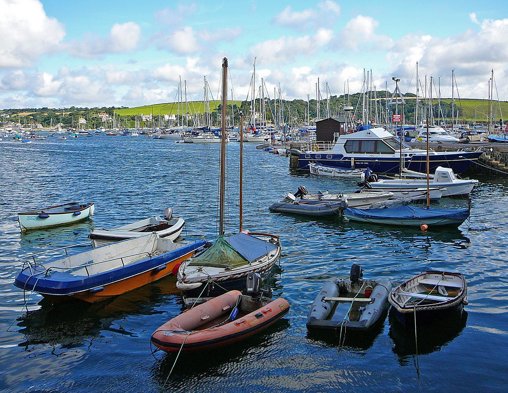 Boats in Falmouth Harbour 1 Tim Green Flickr