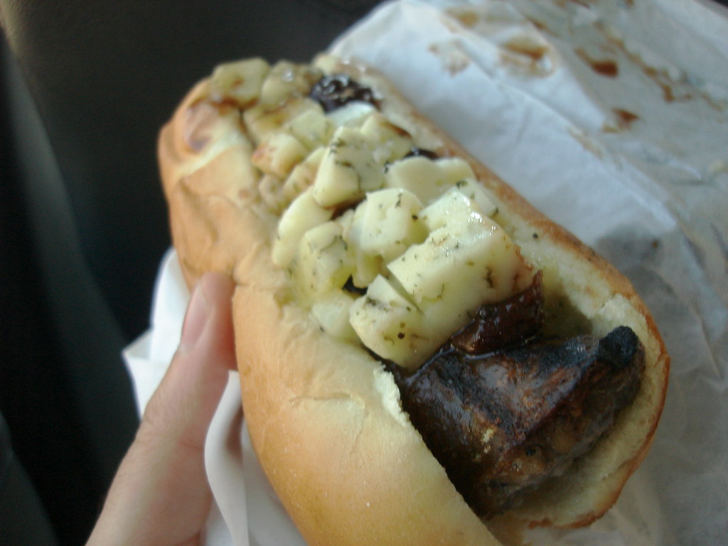 Hot Doug's, Chicago BurgandyCitrus Pork Sausage w/ Cherry… Flickr