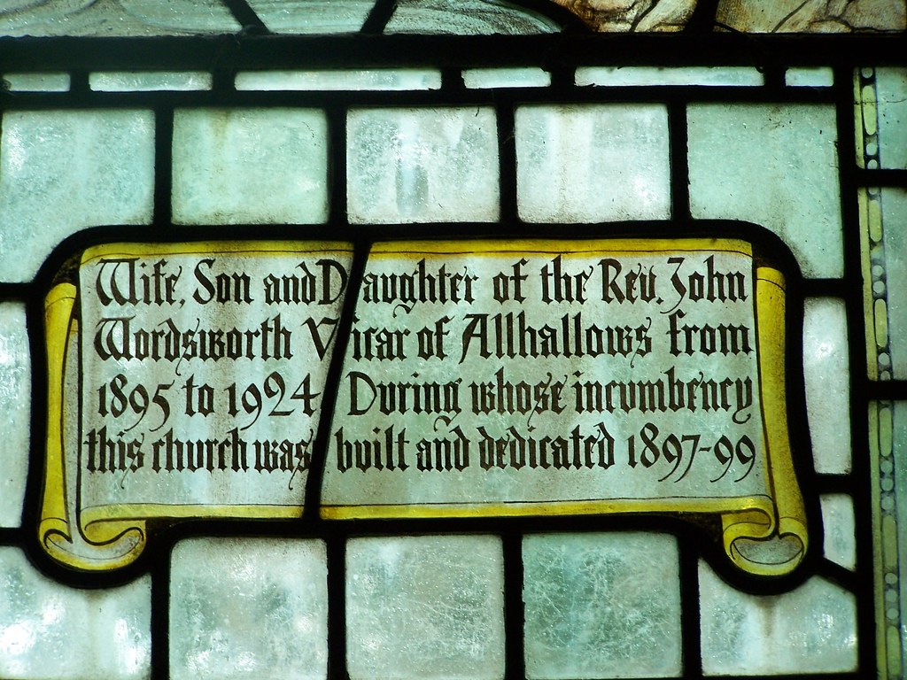 Lakes, Cumberland, Allhallows Stained glass window in memo… Flickr