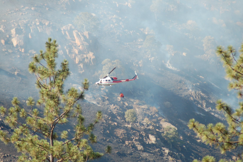 Air Attack 1 JULY 2007 Mt Murphy Fire Coloma, CA Kalah Brackett