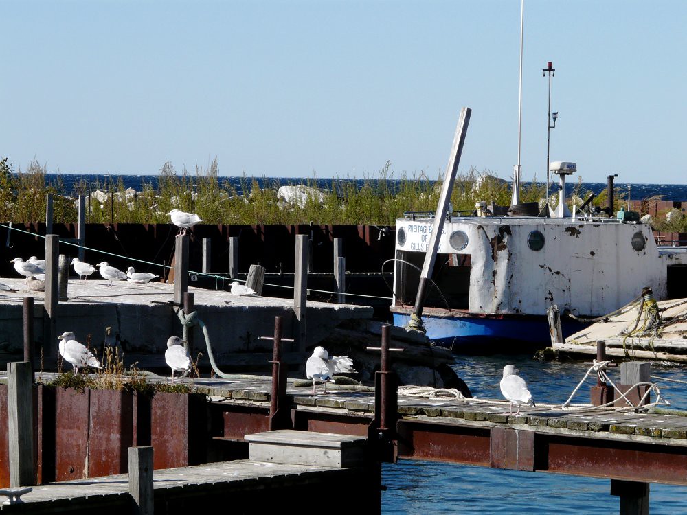 Fishing Door County Dock in Gills Rock with a typ… Flickr