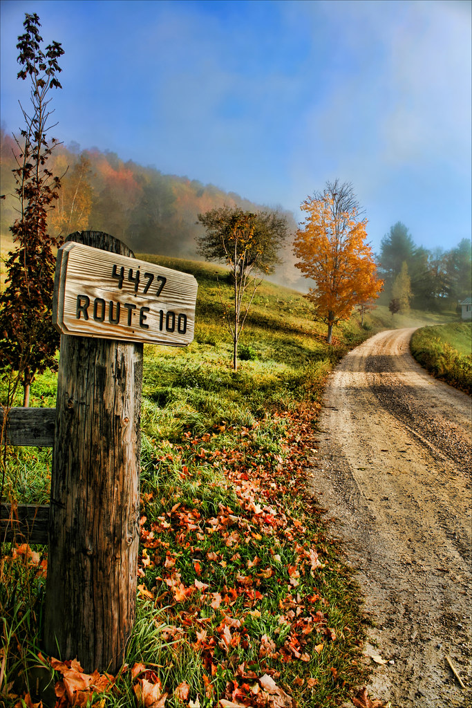 Route 100 Vermont Vermont Fall Foliage This winding trai… Flickr